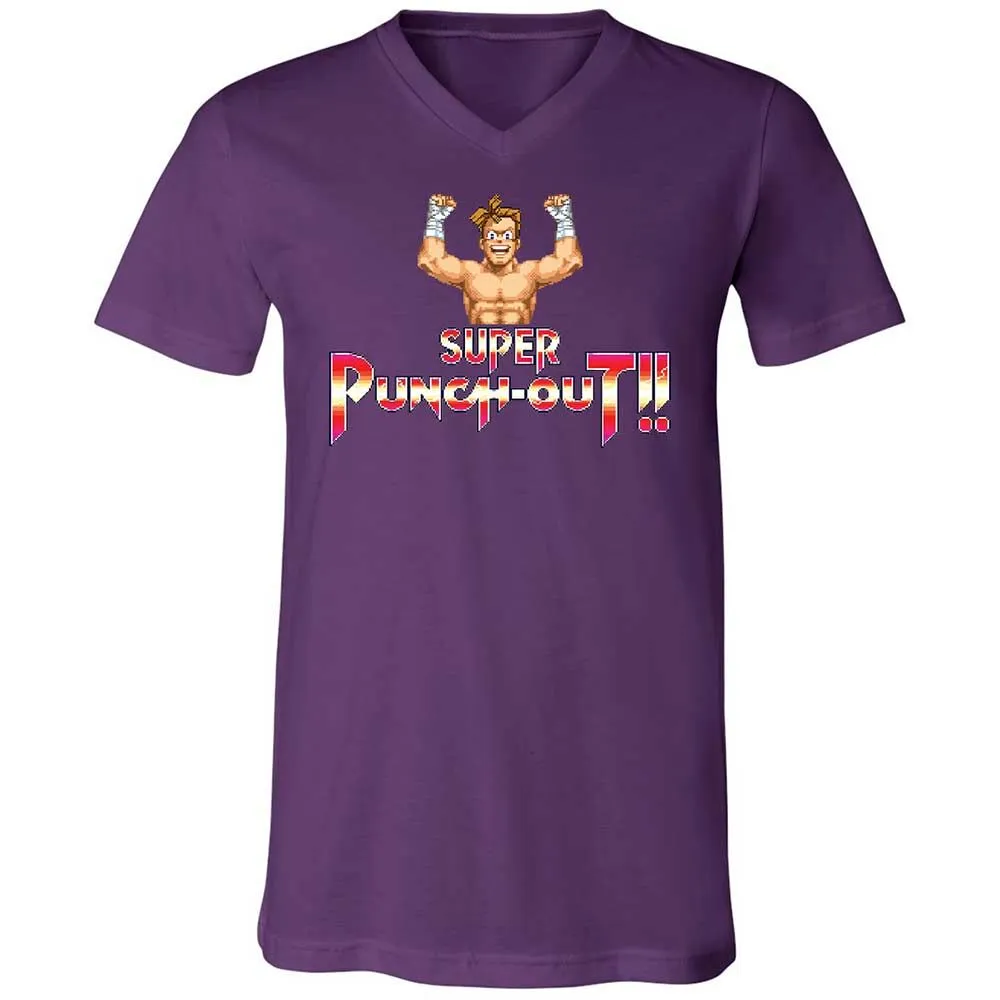 Unisex V-Neck T-Shirt - 2AM3EMLQ - Team Purple - 10