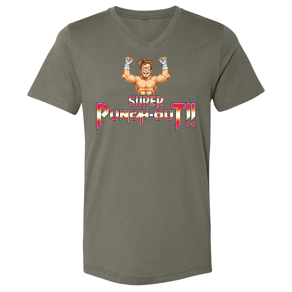 Unisex V-Neck T-Shirt - 2AM3EMLQ - Military Green - 15