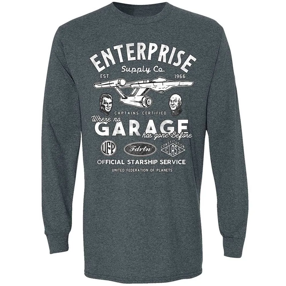 Long Sleeve T-Shirt - C3X9D9WE - Dark Heather - 5