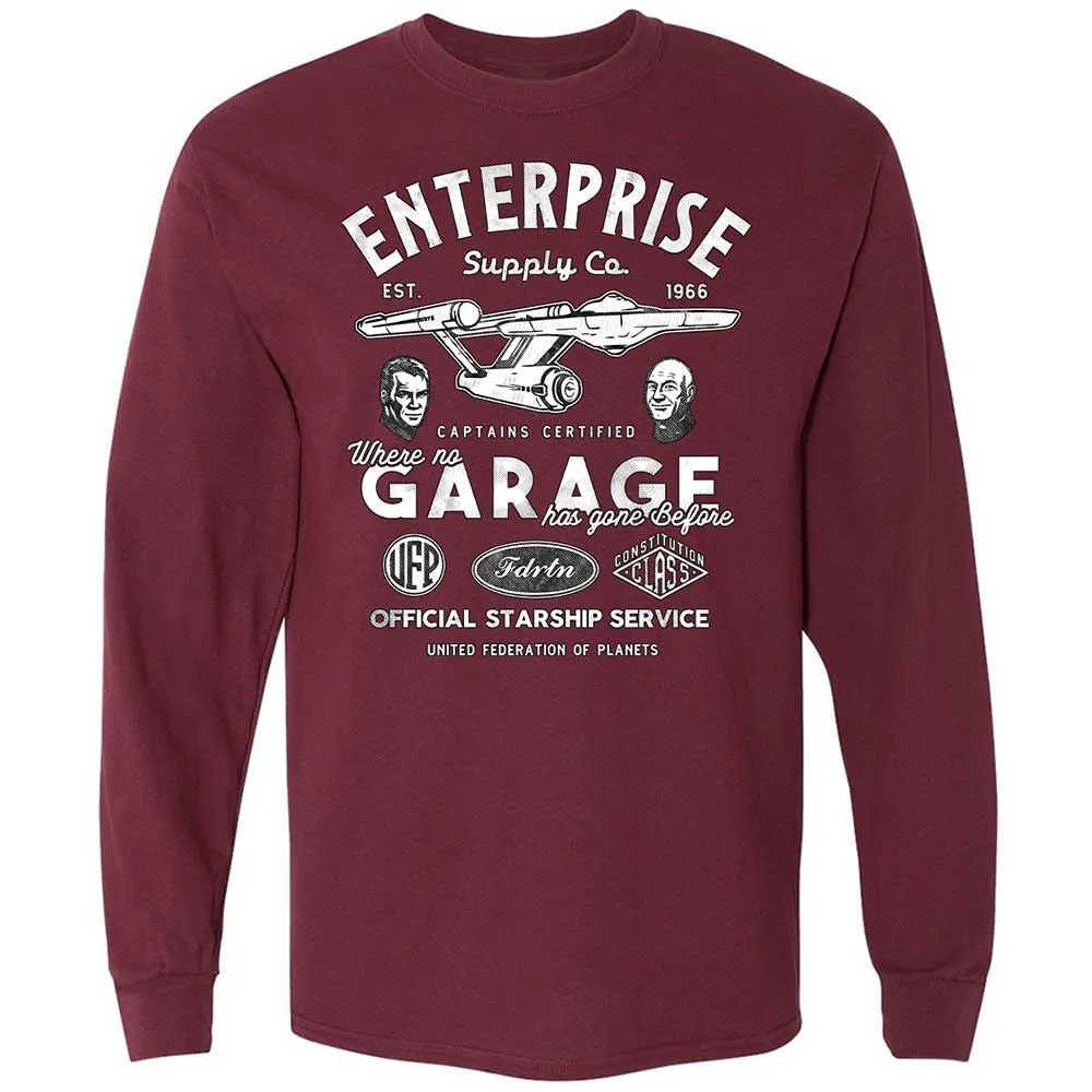 Long Sleeve T-Shirt - C3X9D9WE - Maroon - 6