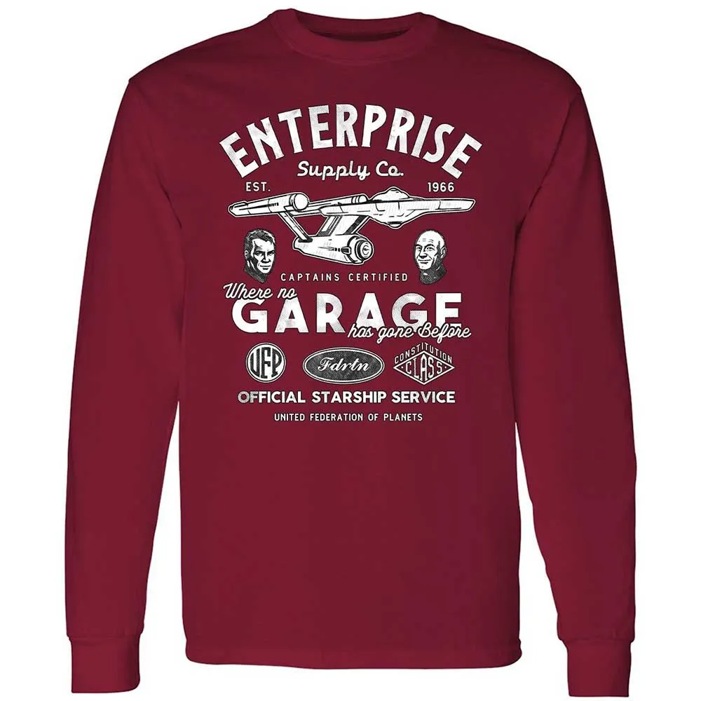 Long Sleeve T-Shirt - C3X9D9WE - Cardinal Red - 7