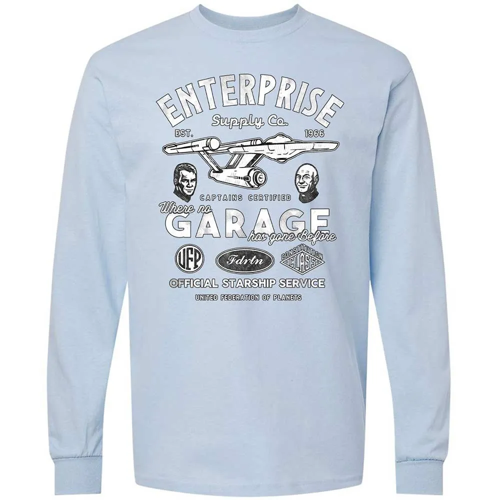 Long Sleeve T-Shirt - C3X9D9WE - Light Blue - 18
