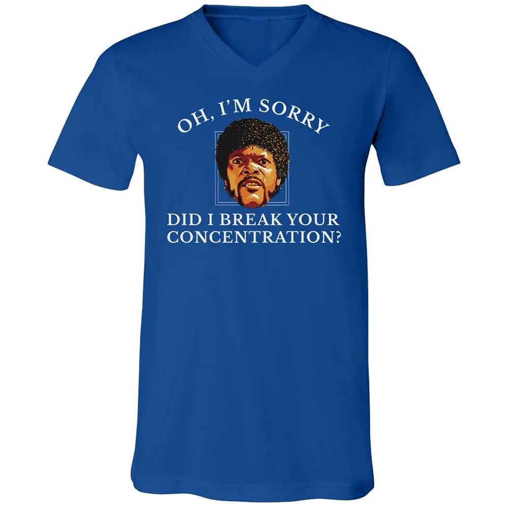 Unisex V-Neck T-Shirt - HFYCRKTJ - True Royal - 4