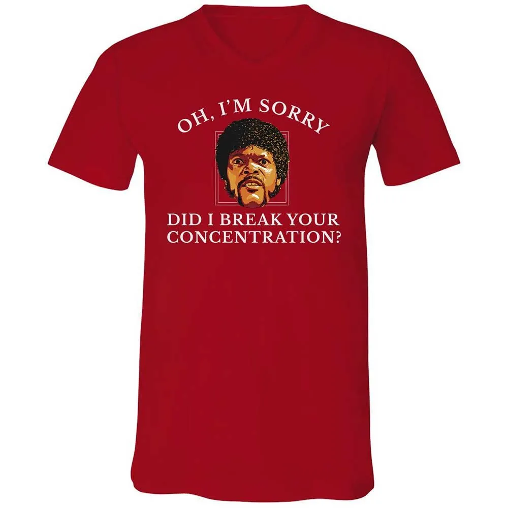 Unisex V-Neck T-Shirt - HFYCRKTJ - Red - 6