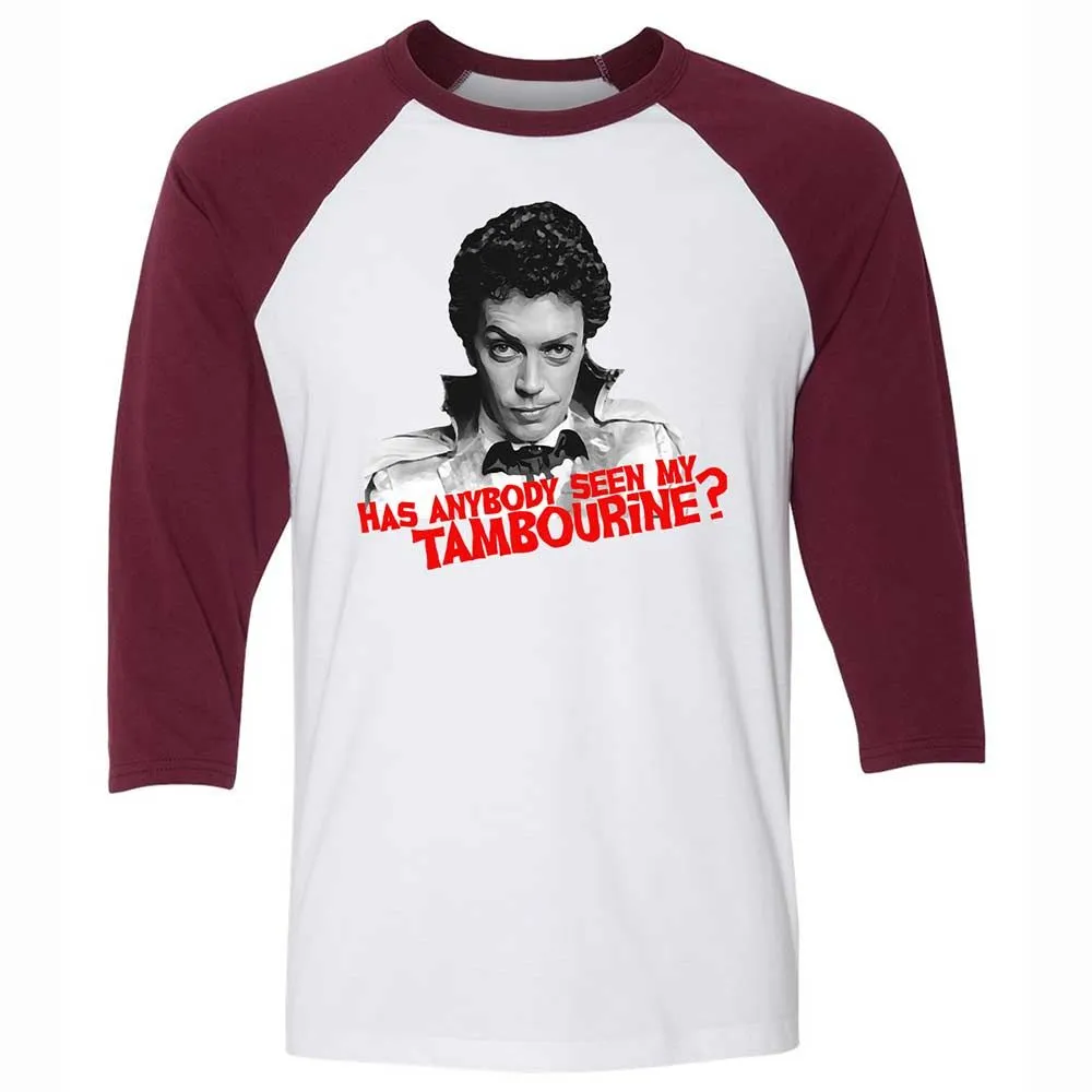 Unisex 3/4 Baseball Tee - NT3KE6LD - White/Maroon - 7