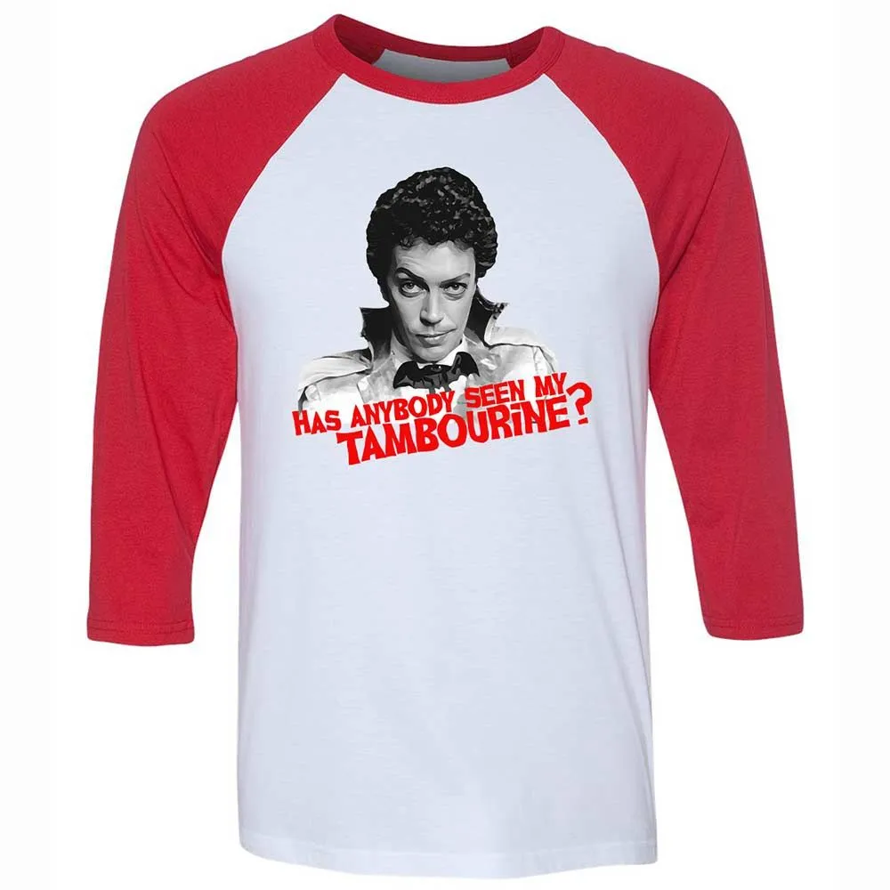 Unisex 3/4 Baseball Tee - NT3KE6LD - White/Red - 9