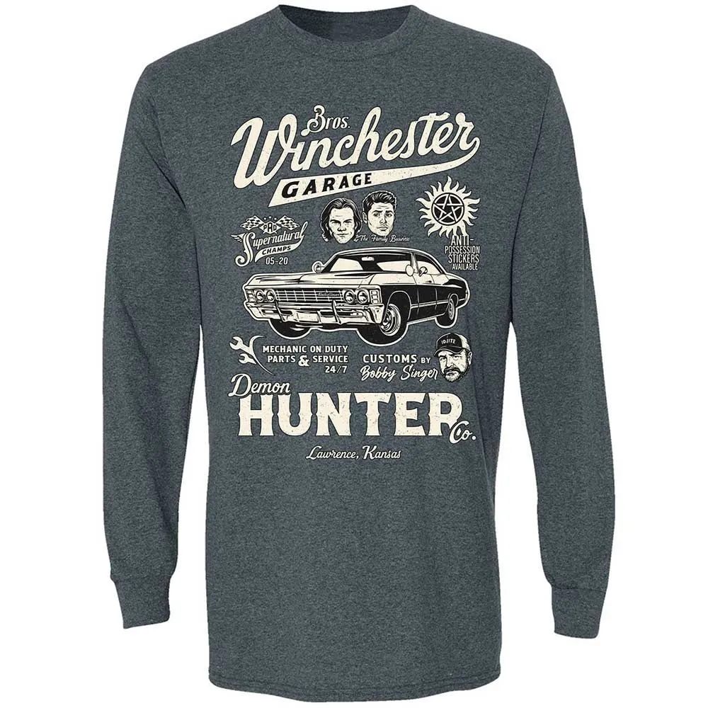 Long Sleeve T-Shirt - KMKAY9SL - Dark Heather - 5