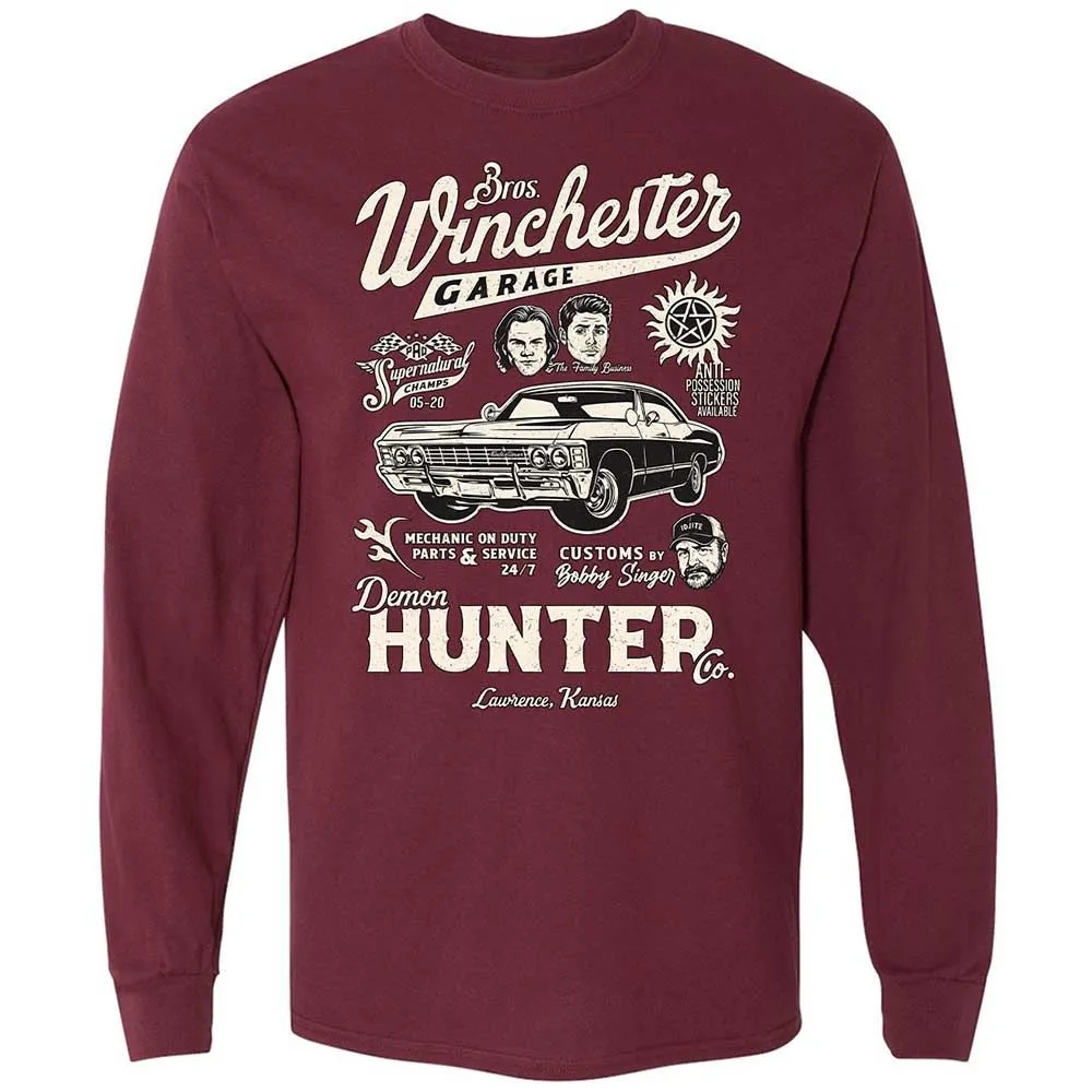 Long Sleeve T-Shirt - KMKAY9SL - Maroon - 6