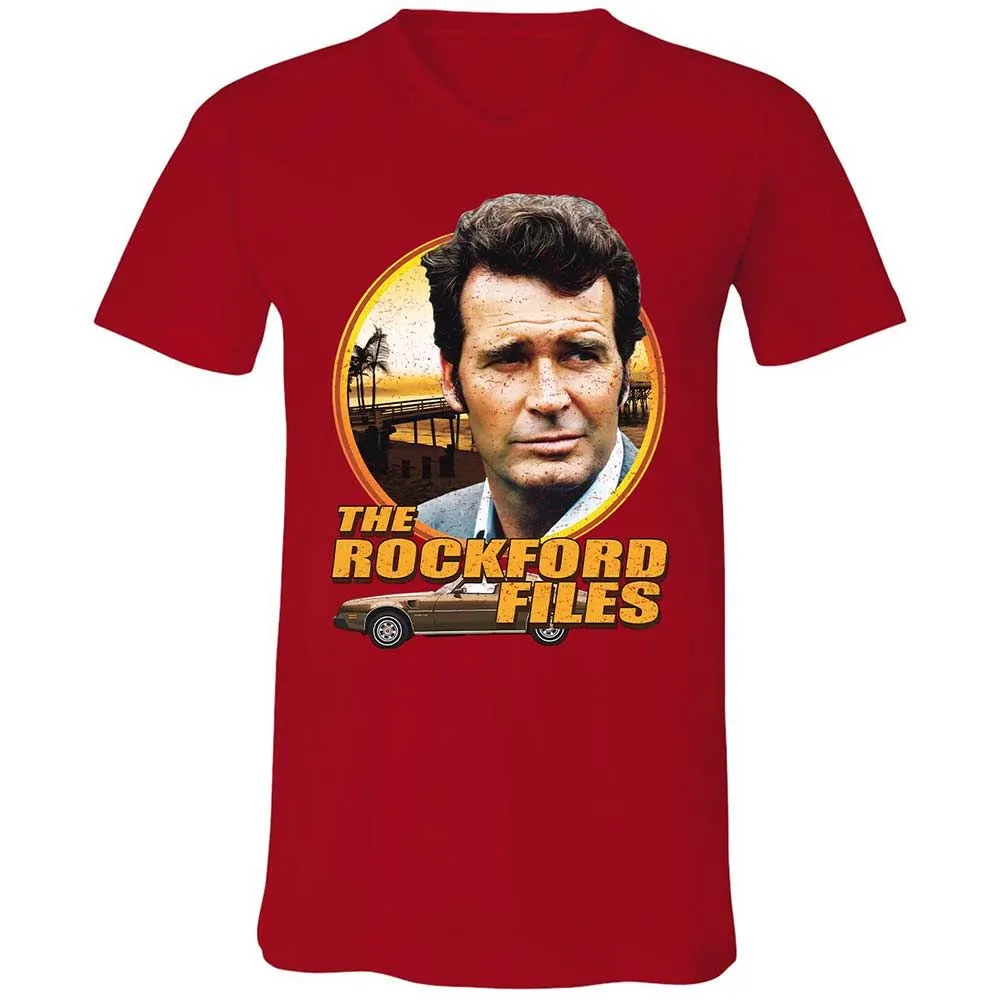 Unisex V-Neck T-Shirt - VSWCHB7U - Red - 5