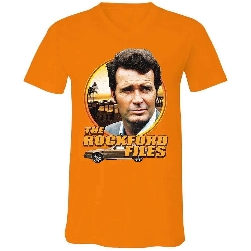Unisex V-Neck T-Shirt - VSWCHB7U - Orange - 7