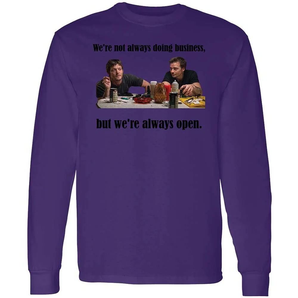 Long Sleeve T-Shirt - Y3JN99D6 - Purple - 9