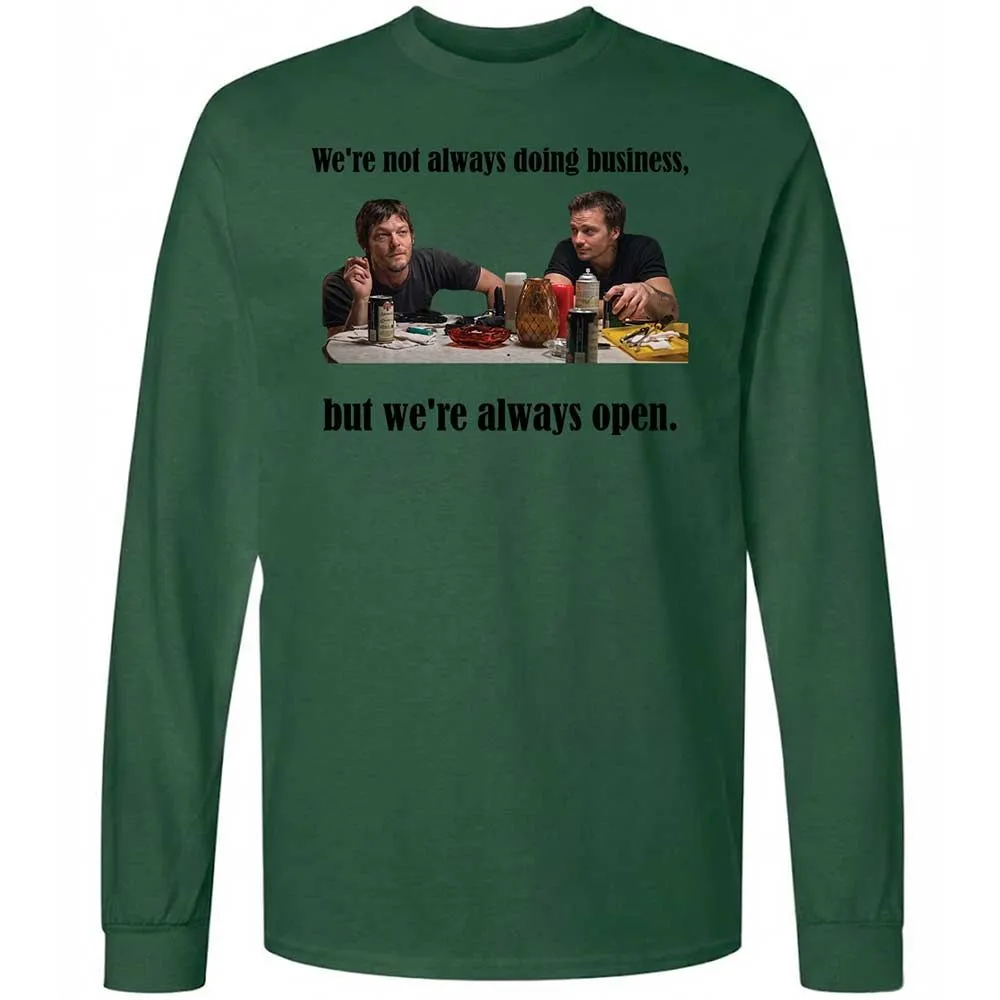 Long Sleeve T-Shirt - Y3JN99D6 - Forest Green - 14