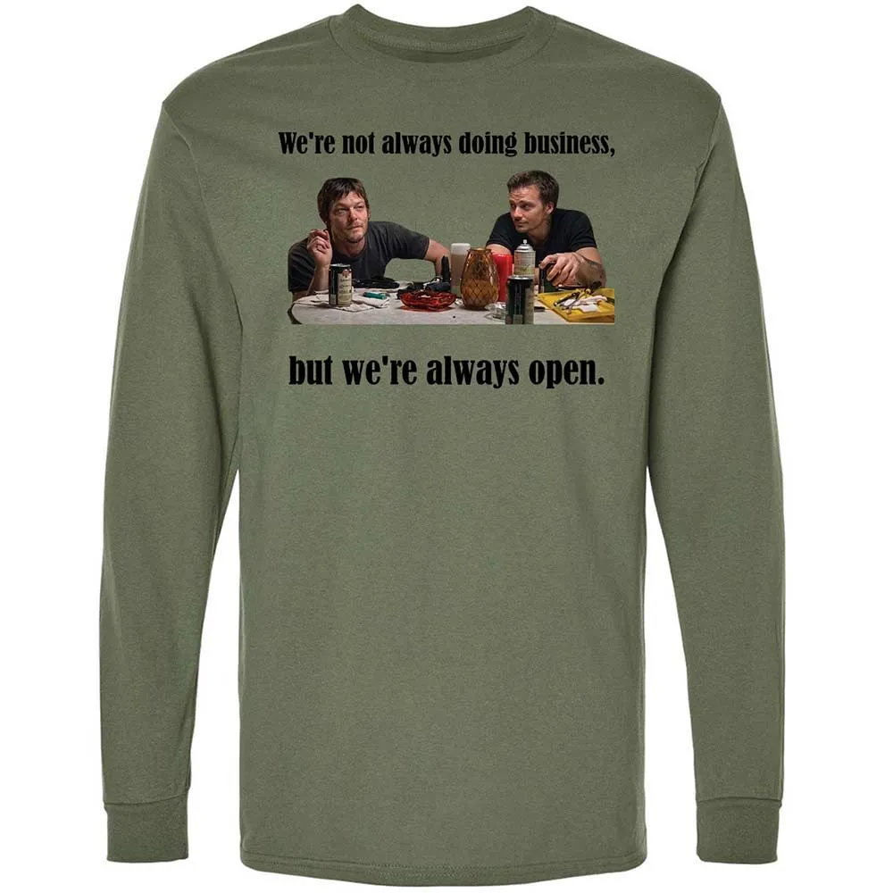 Long Sleeve T-Shirt - Y3JN99D6 - Military Green - 19