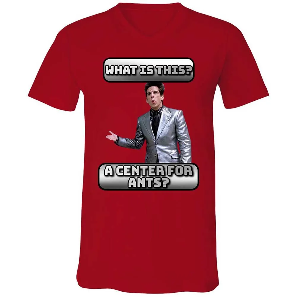 Unisex V-Neck T-Shirt - FKSFQMZ8 - Red - 6