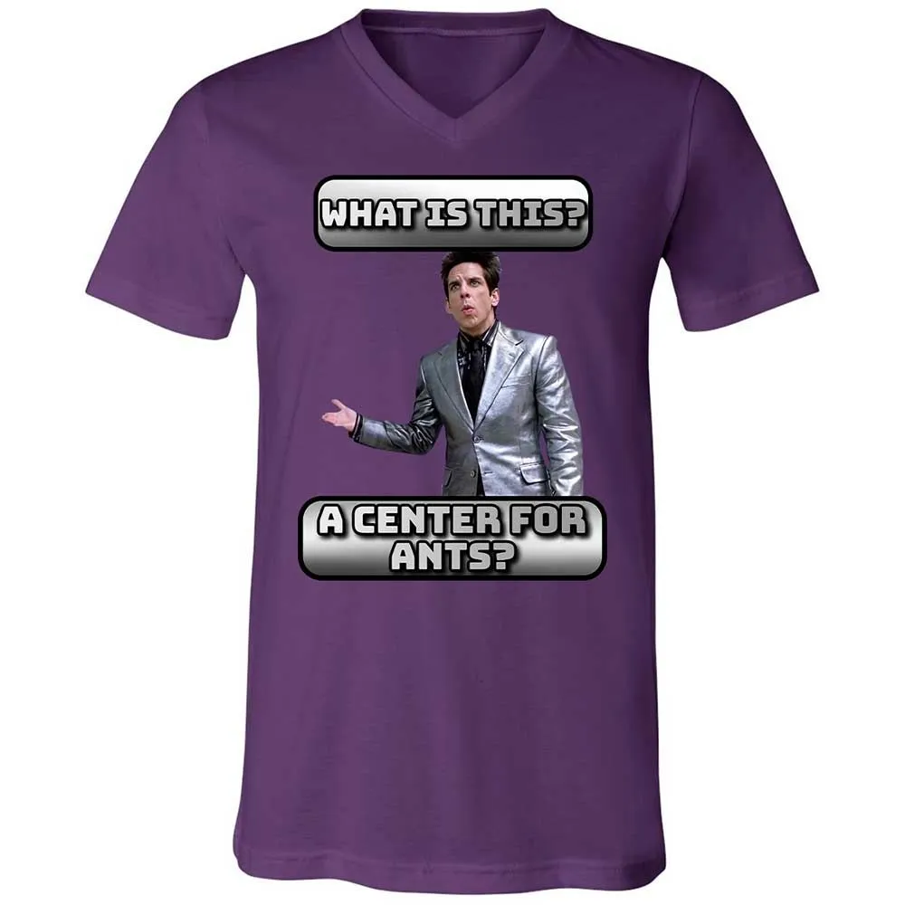 Unisex V-Neck T-Shirt - FKSFQMZ8 - Team Purple - 10