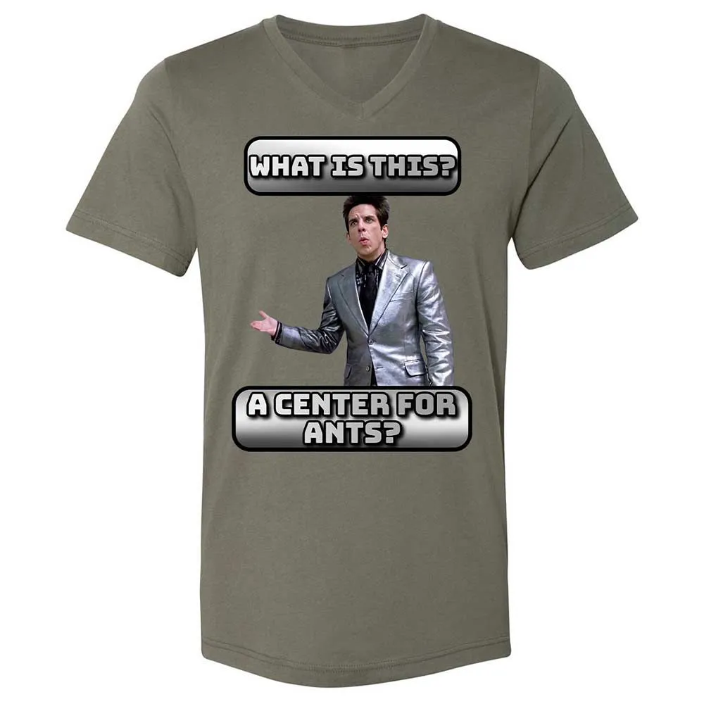 Unisex V-Neck T-Shirt - FKSFQMZ8 - Military Green - 11