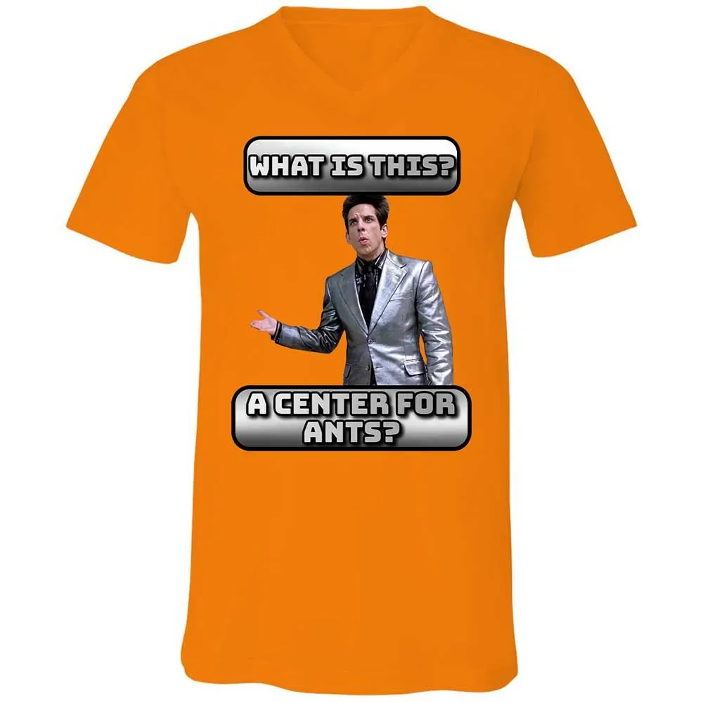 Unisex V-Neck T-Shirt - FKSFQMZ8 - Orange - 12