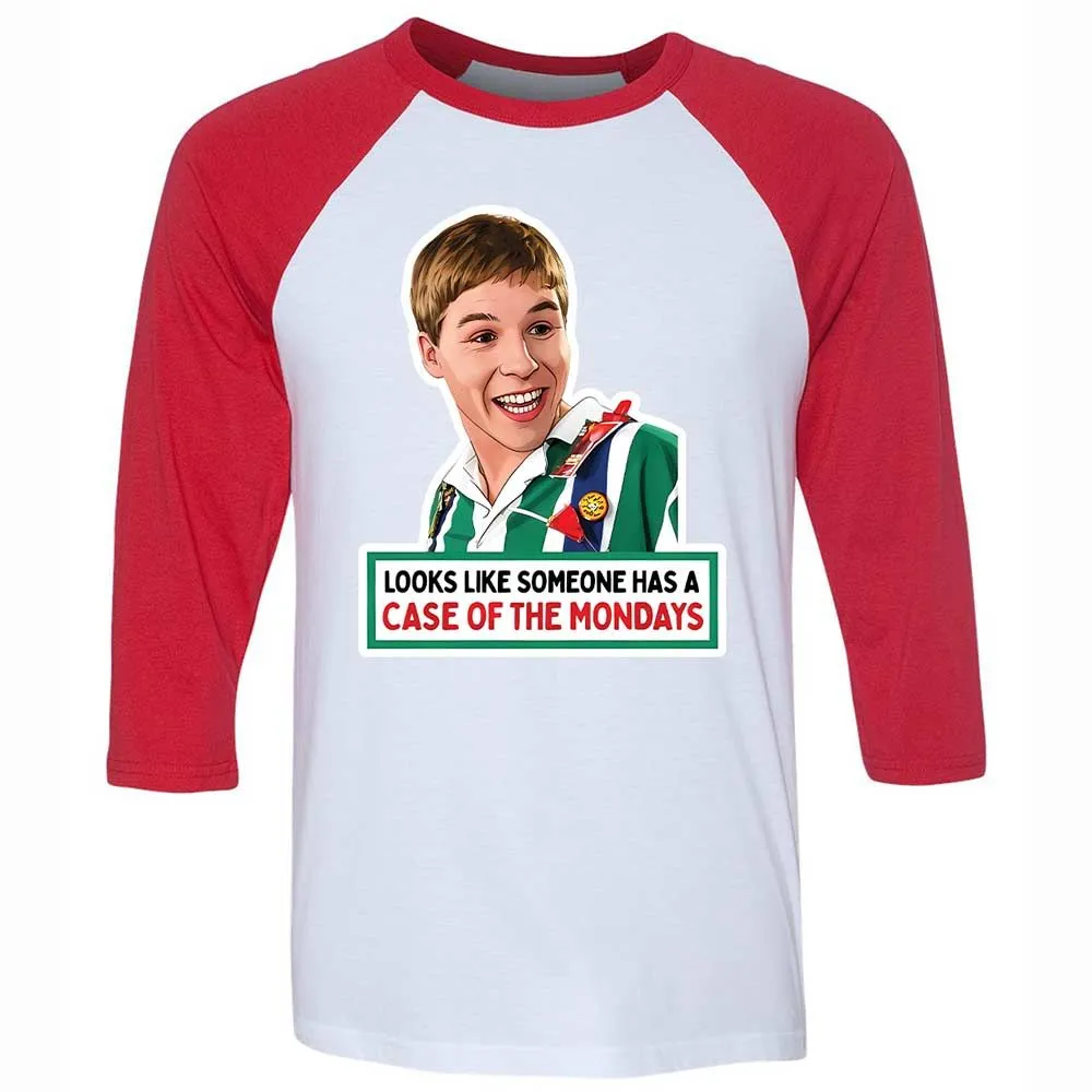 Unisex 3/4 Baseball Tee - BRG3Y9LG - White/Red - 9