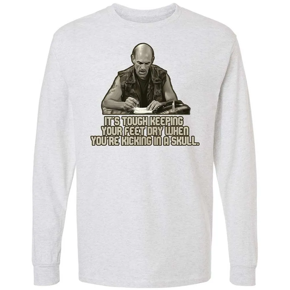 Long Sleeve T-Shirt - 3MAK9C4S - Ash - 2