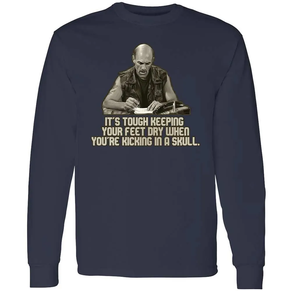 Long Sleeve T-Shirt - 3MAK9C4S - Navy - 13