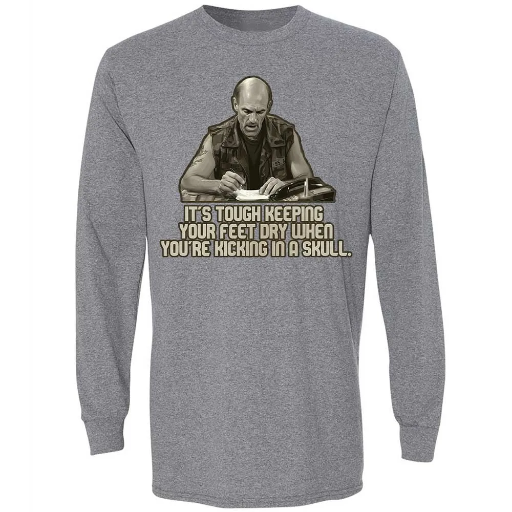 Long Sleeve T-Shirt - 3MAK9C4S - Graphite Heather - 18