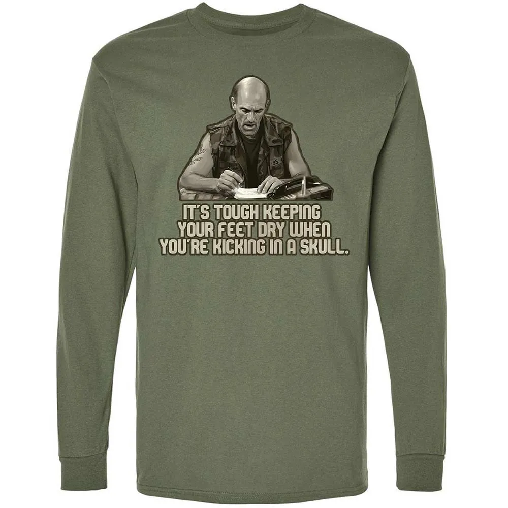 Long Sleeve T-Shirt - 3MAK9C4S - Military Green - 19