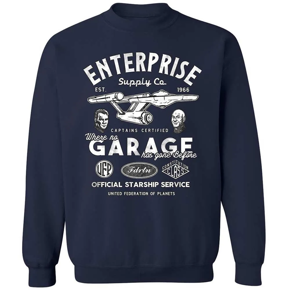 Classic Unisex Sweatshirt - DTLE42SJ - Navy - 2