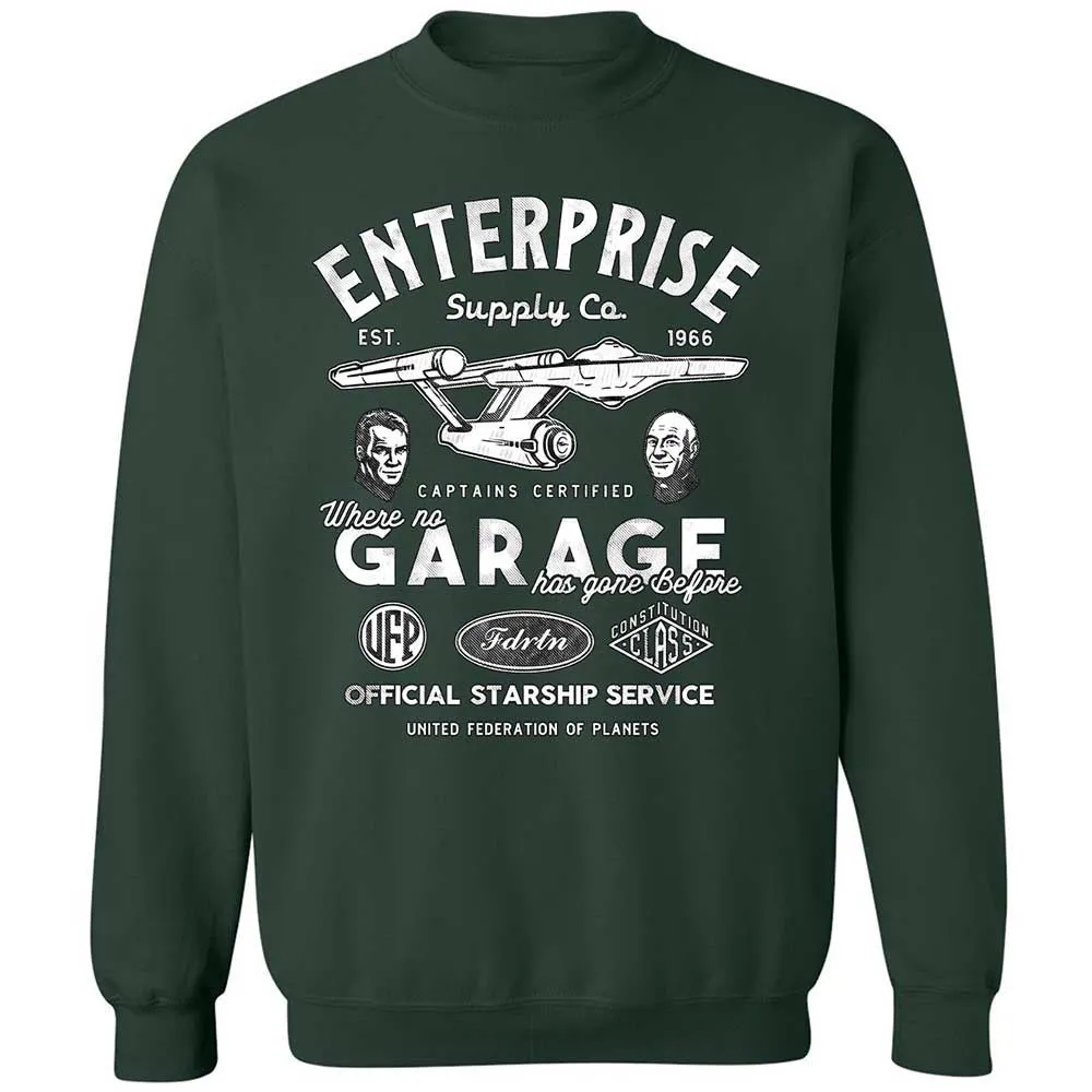 Classic Unisex Sweatshirt - DTLE42SJ - Forest Green - 5
