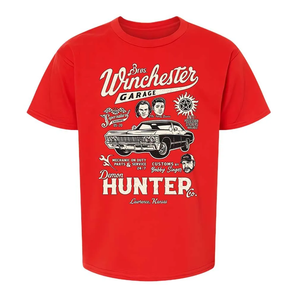 Kids T-Shirt - G9L8YTZV - Red - 8