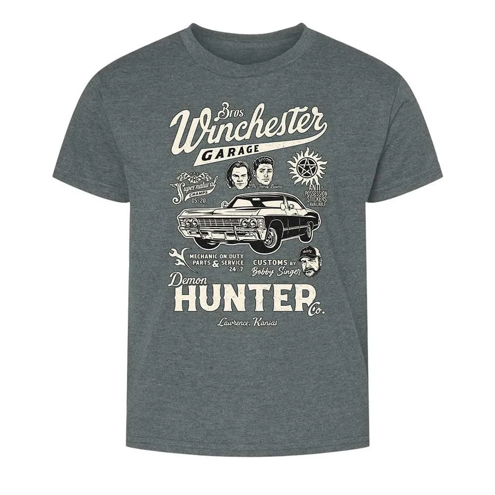 Kids T-Shirt - G9L8YTZV - Dark Heather - 10
