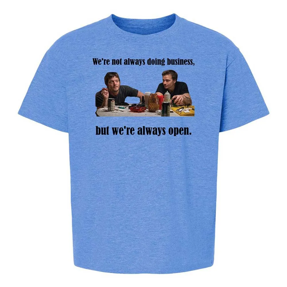 Kids T-Shirt - 9UCSXH6Q - Heather Royal - 14
