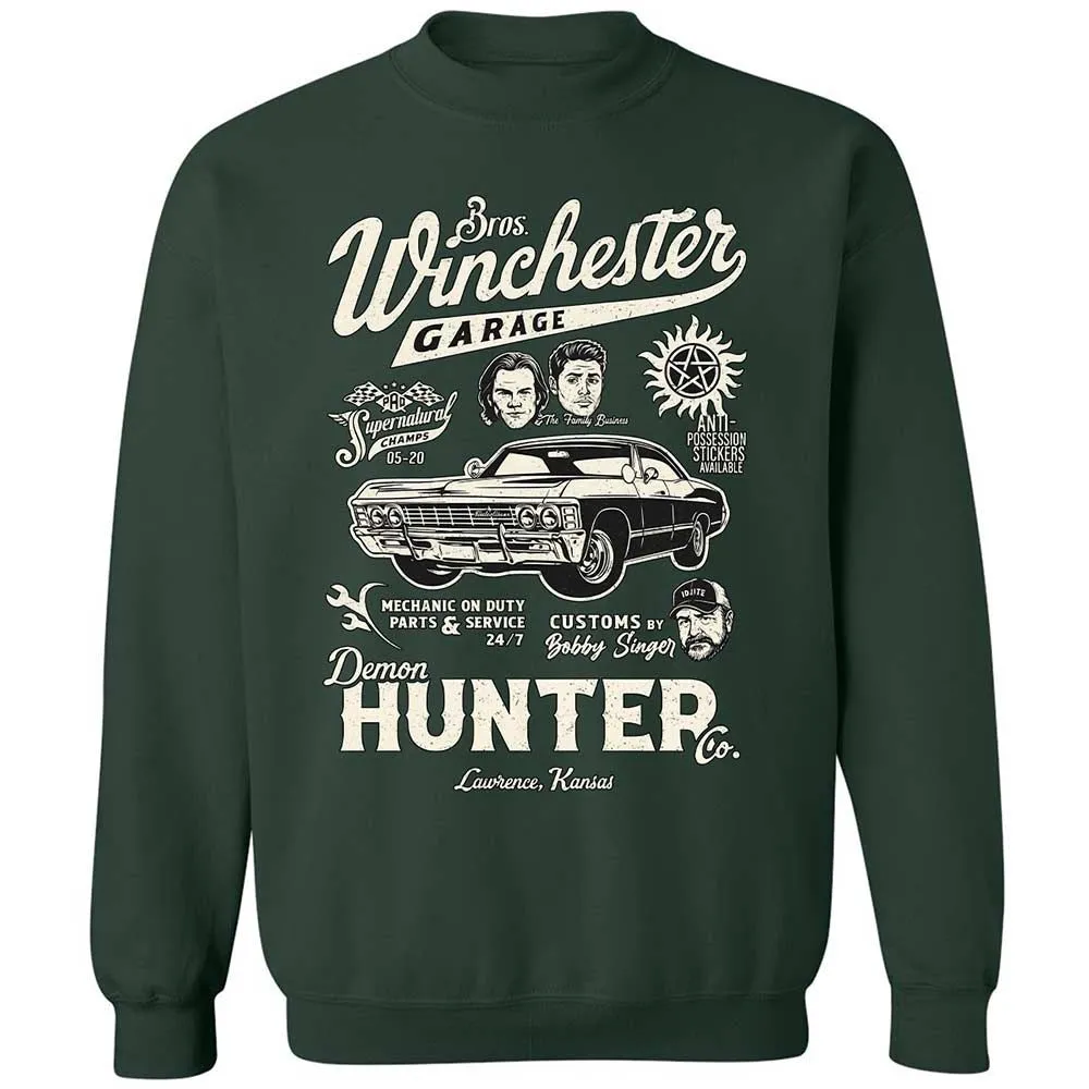 Classic Unisex Sweatshirt - B6335ETU - Forest Green - 5