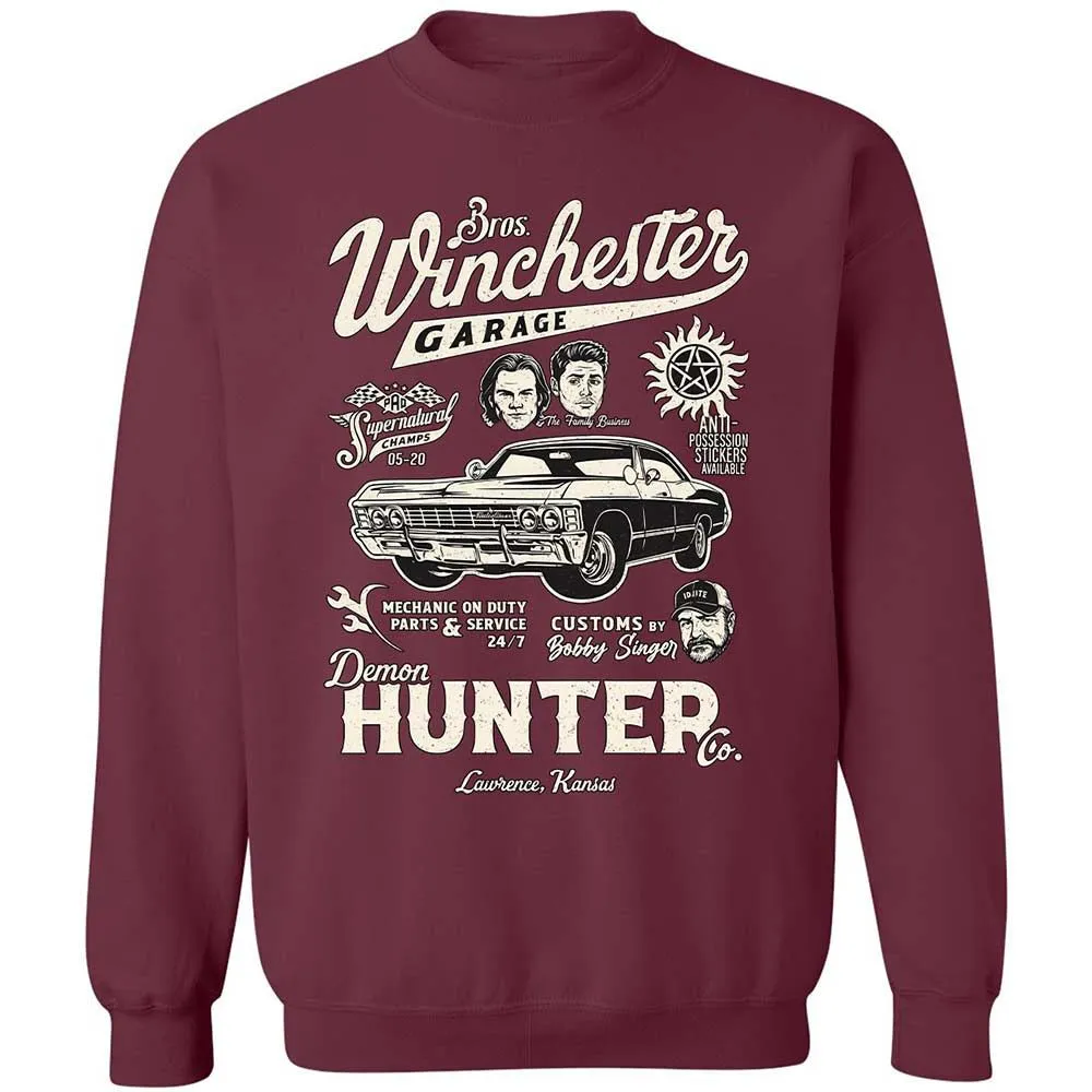 Classic Unisex Sweatshirt - B6335ETU - Maroon - 8