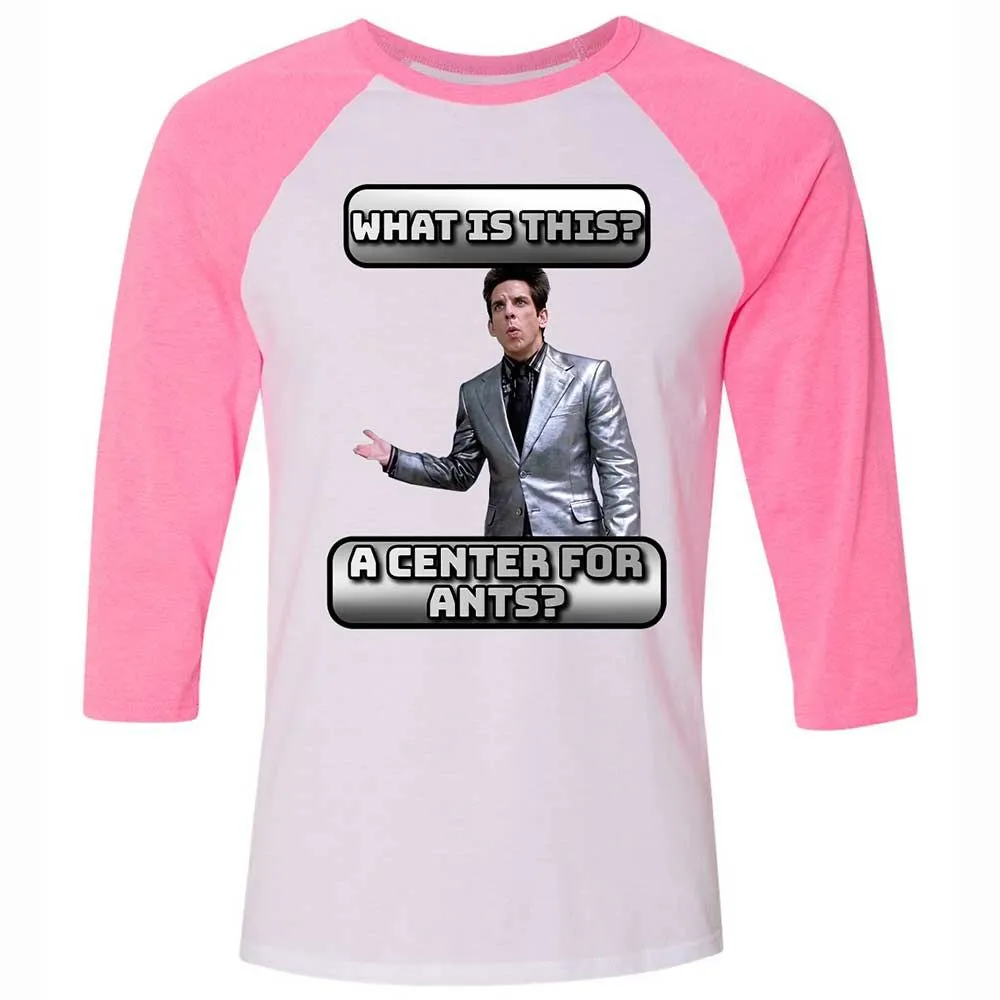 Unisex 3/4 Baseball Tee - 6YZ82BE2 - White/Neon Pink - 12