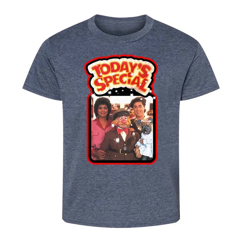 Kids T-Shirt - L6SLMTV1 - Heather Navy - 15