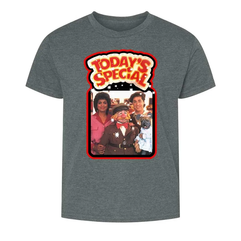 Kids T-Shirt - L6SLMTV1 - Dark Heather - 16
