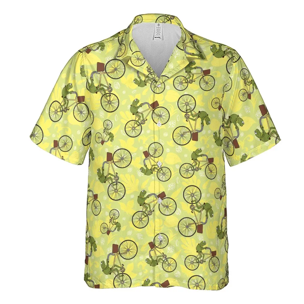Kermit riding a bike -  - 2