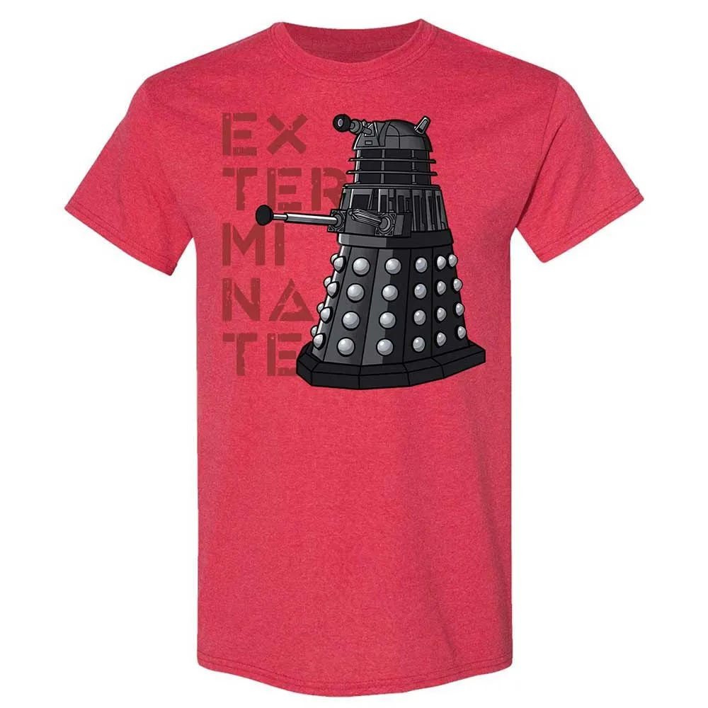 Dalek Exterminate - Heather Red - 9