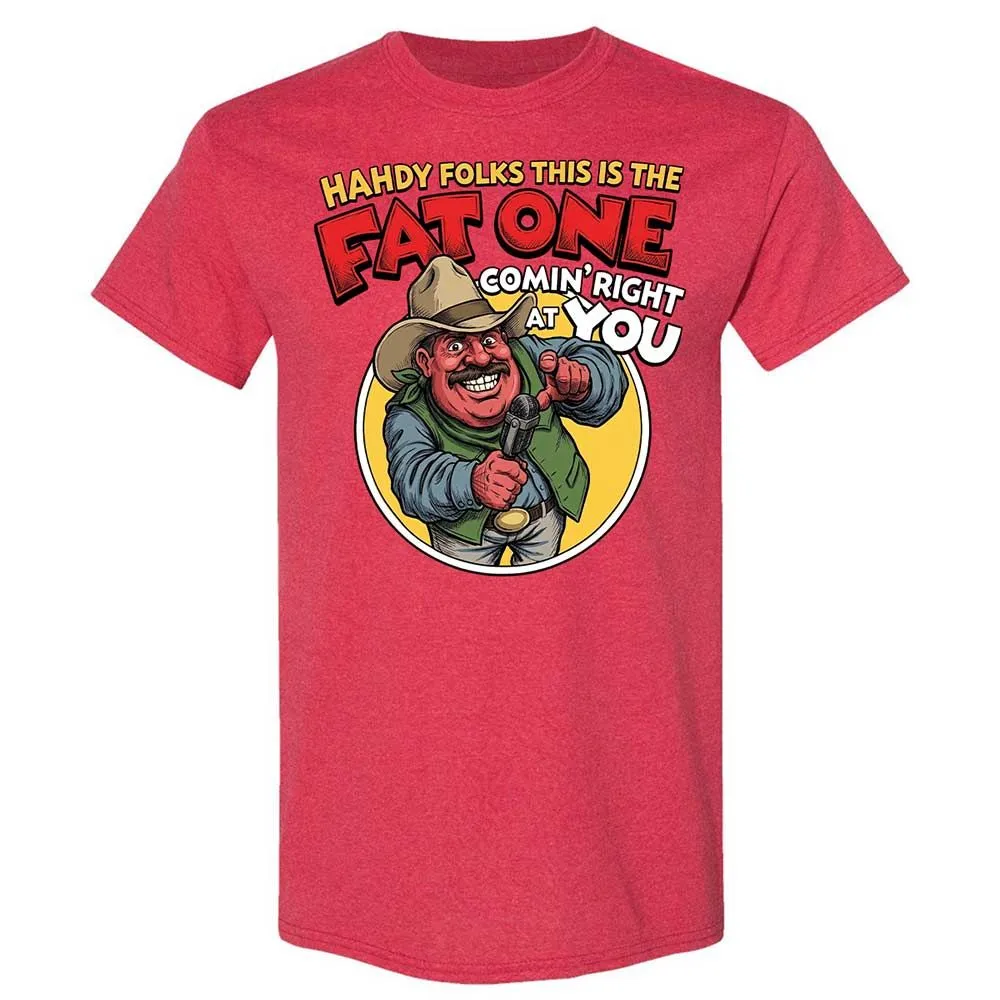 Fat One comin' right at you - Heather Red - 9