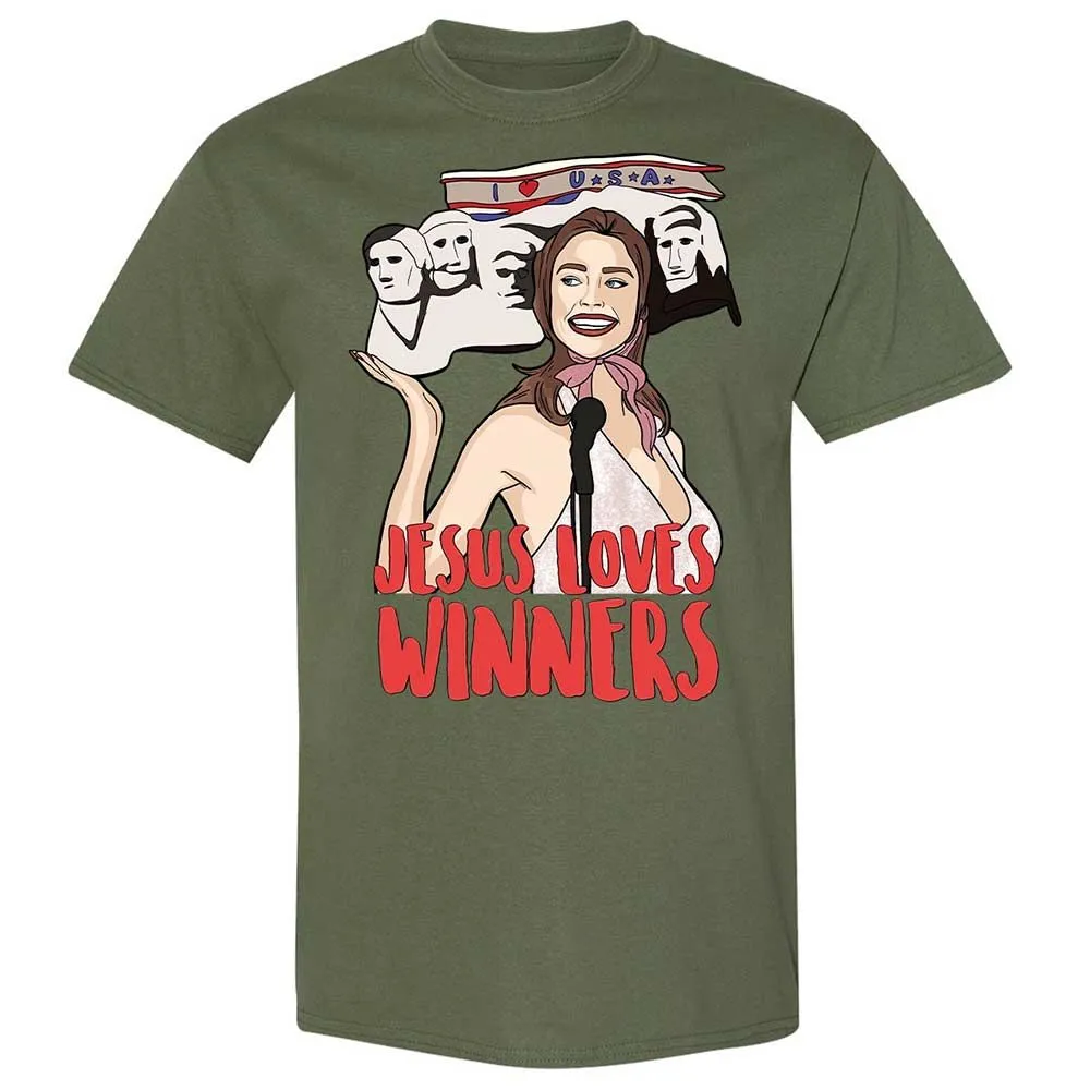 He Loves Winners - Military Green - 11
