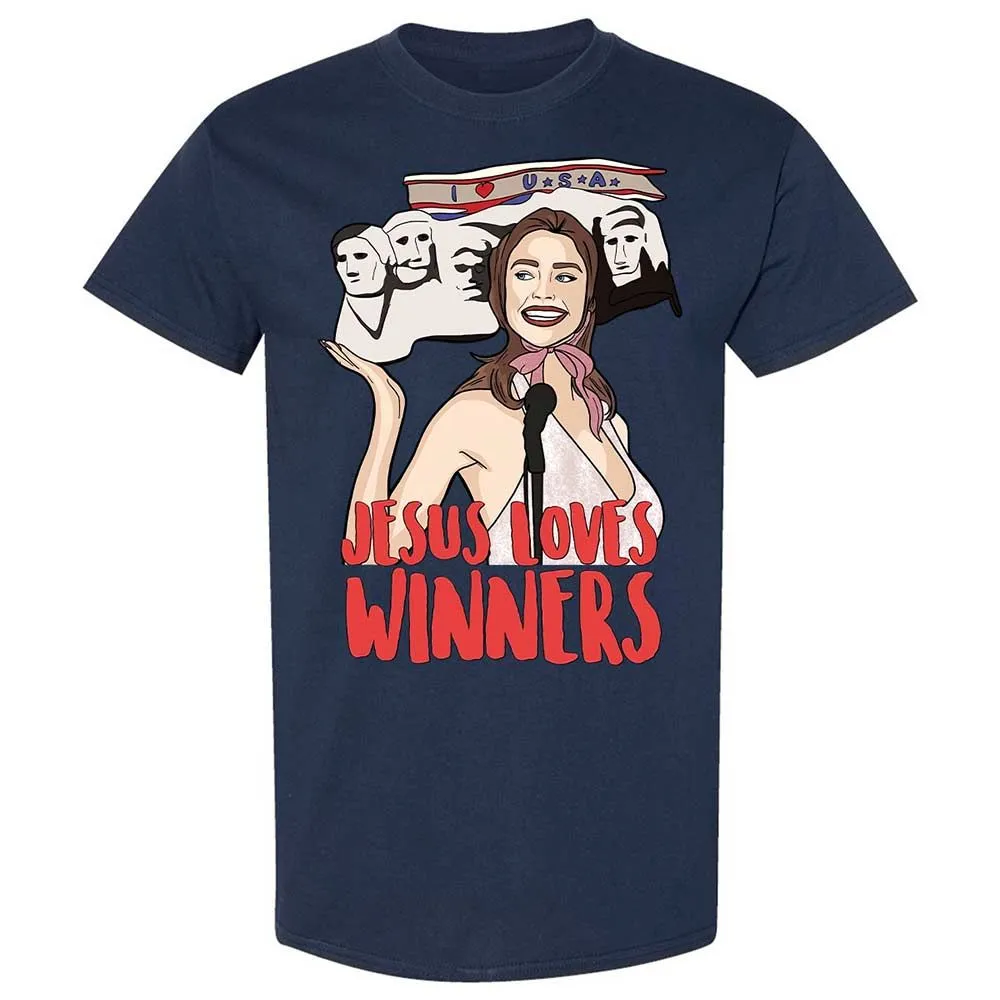 He Loves Winners - Navy - 16