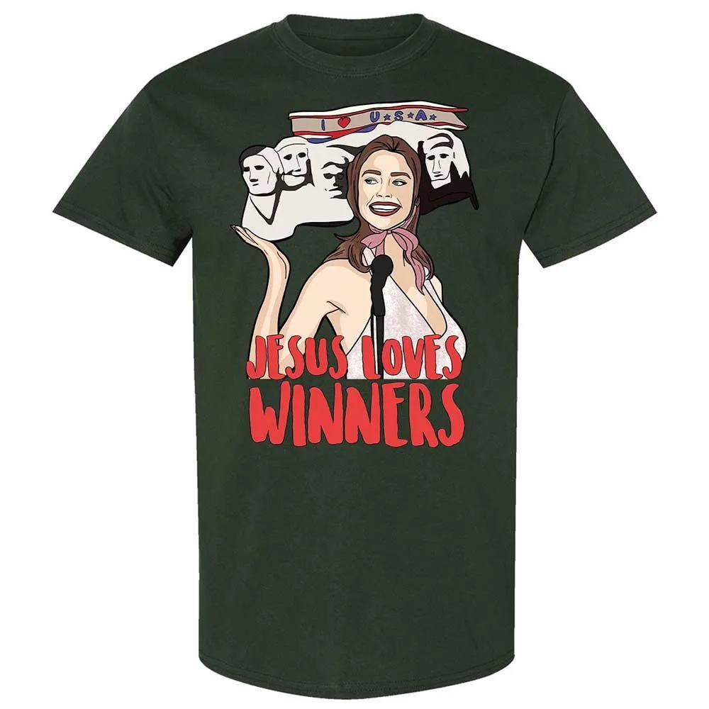 He Loves Winners - Forest Green - 18
