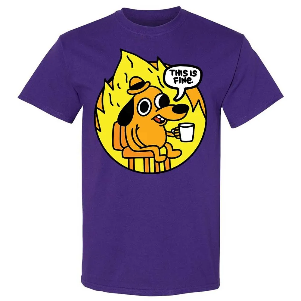 This is Fine - Purple - 12