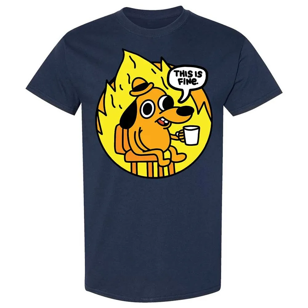 This is Fine - Navy - 16