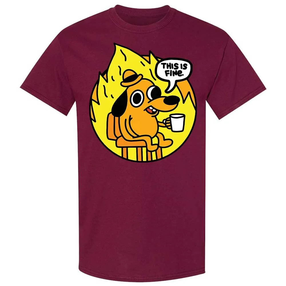 This is Fine - Maroon - 21