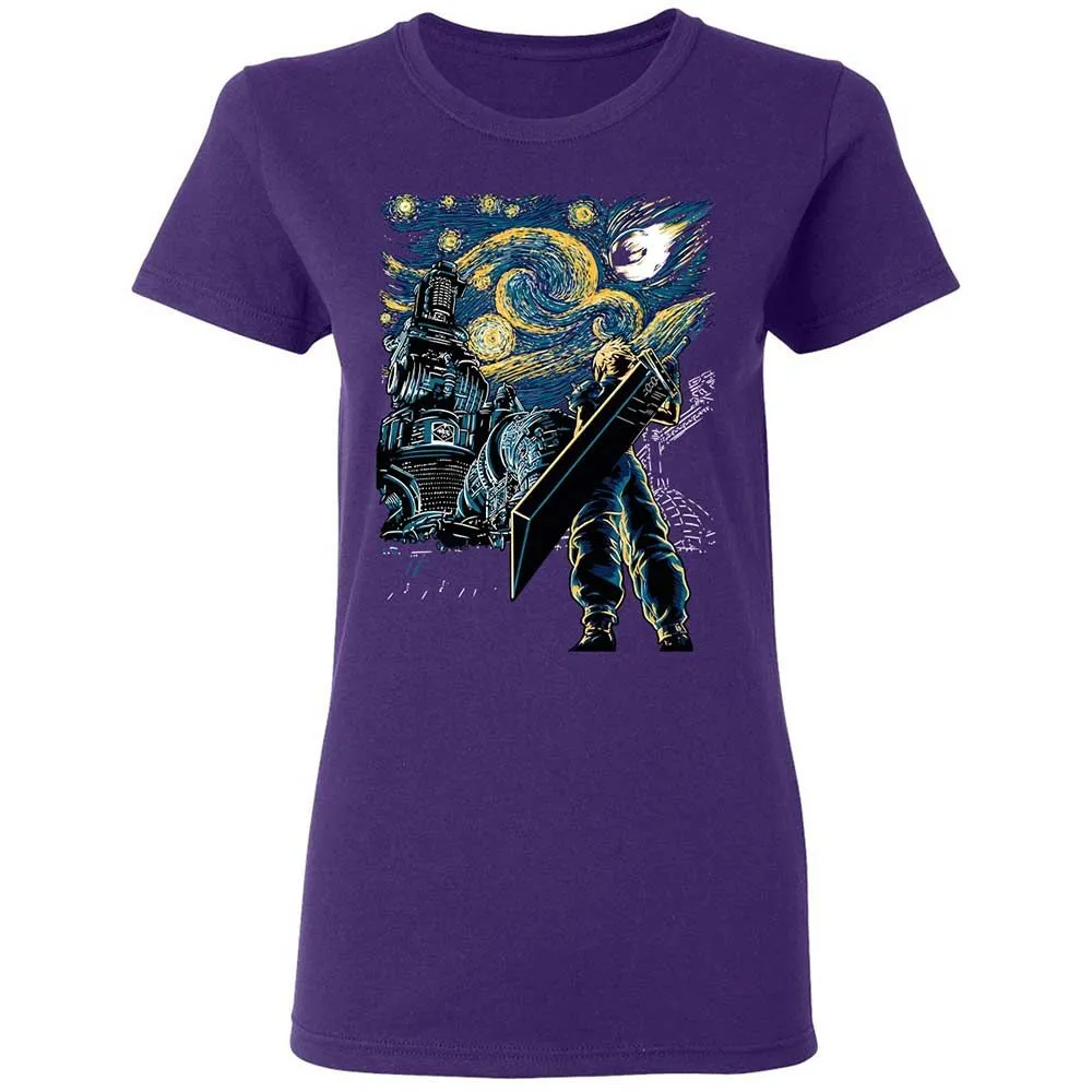 Women's T-Shirt - 9A5J4Q7X - Purple - 10