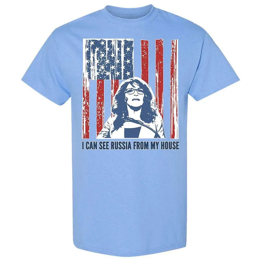 I can see Russia from my house - Carolina Blue - 4