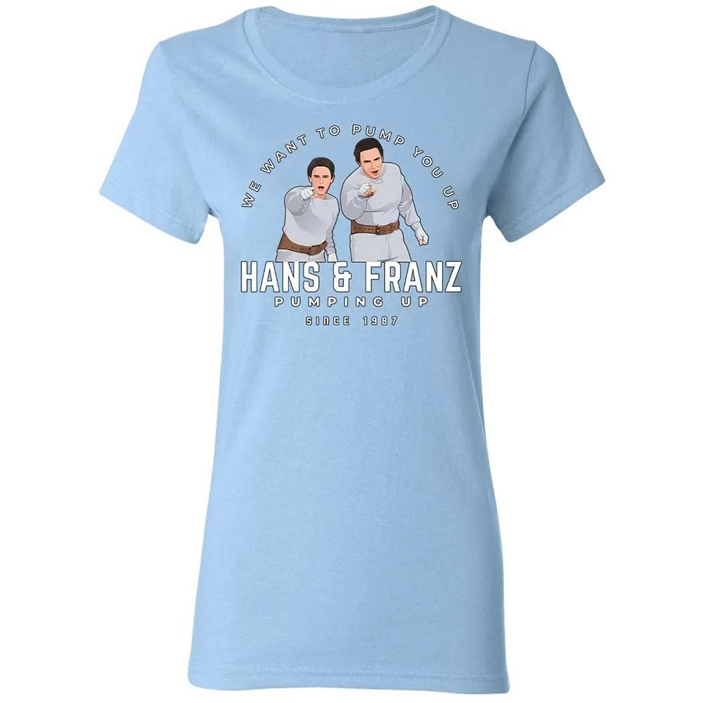 Women's T-Shirt - NHZC5LK5 - Light Blue - 13