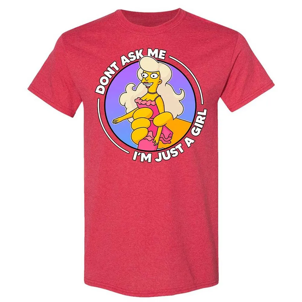 Don't Ask Me I'm Just A Girl - Heather Red - 9