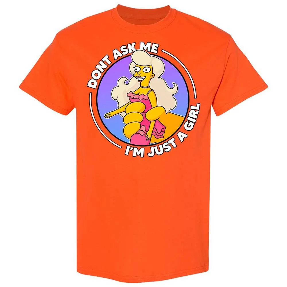 Don't Ask Me I'm Just A Girl - Orange - 14